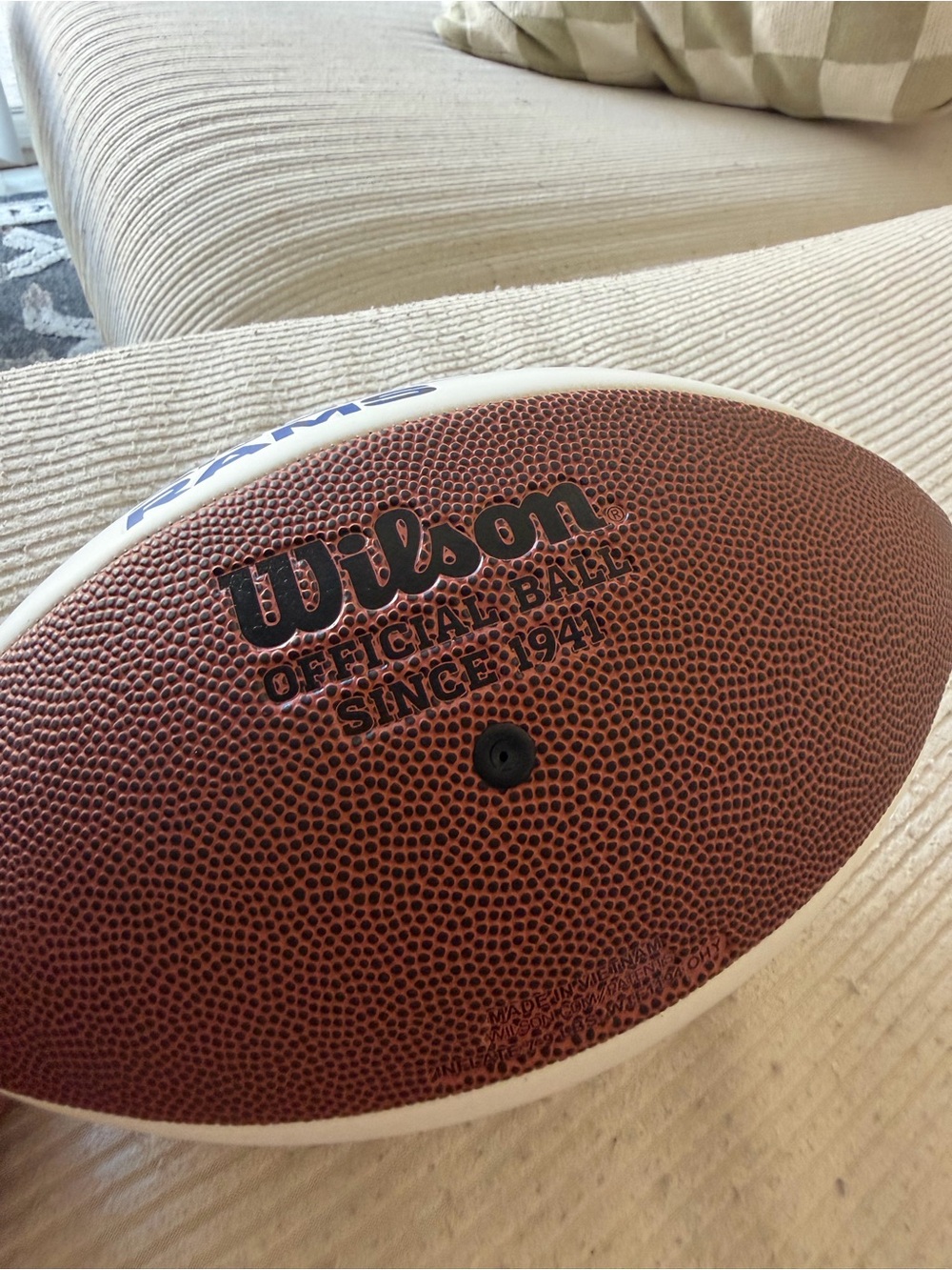 LA RAMS Signed Football - Picture 3 of 4